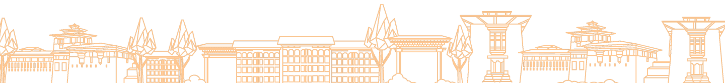City skyline line drawing